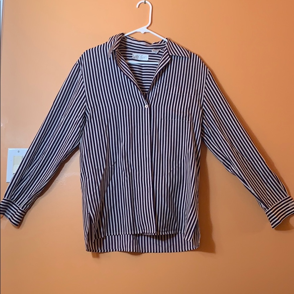 Striped Button Down Shirt